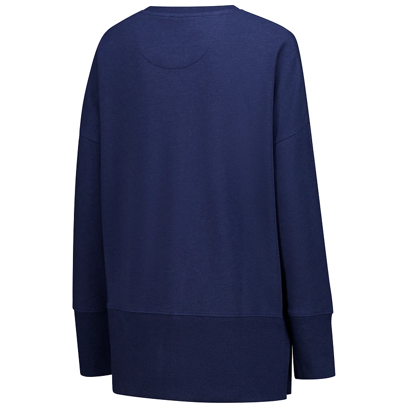 Women's johnnie-O Navy Notre Dame Fighting Irish Brittany Tri-Blend Sweatshirt