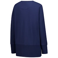 Women's johnnie-O Navy Notre Dame Fighting Irish Brittany Tri-Blend Sweatshirt