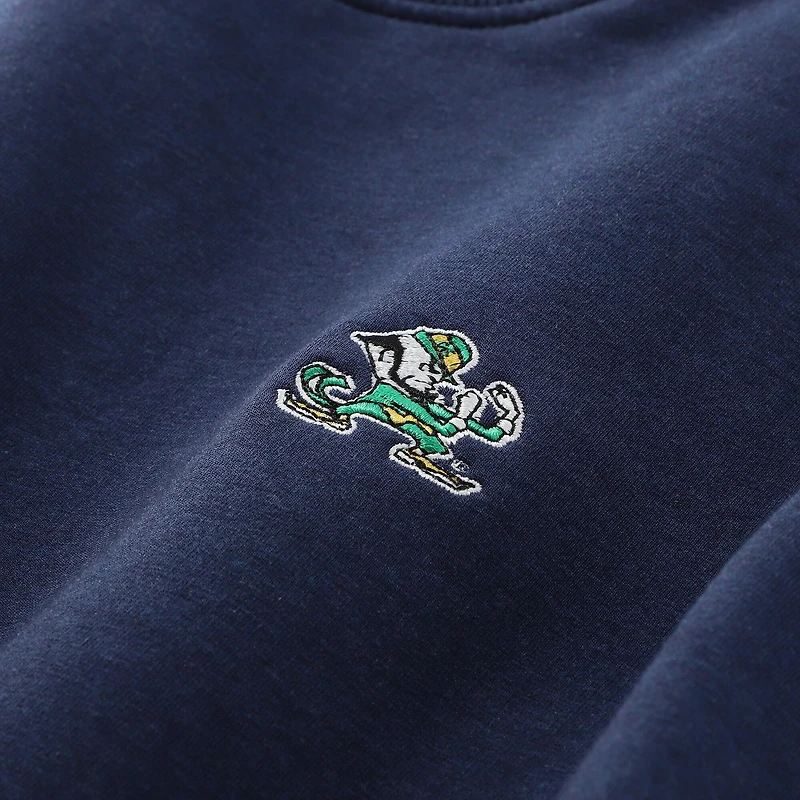 Women's johnnie-O Navy Notre Dame Fighting Irish Brittany Tri-Blend Sweatshirt