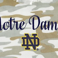 Sweat à capuche Pressbox Camo Notre Dame Fighting Irish San Pablo pour femme