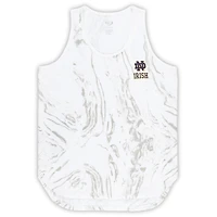 Profil pour femme - Ensemble débardeur et short en marbre blanc Notre Dame Fighting Irish grande taille