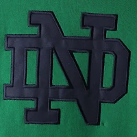 Women's Stadium Athletic Kelly Green Notre Dame Fighting Irish Big Logo Pullover Hoodie