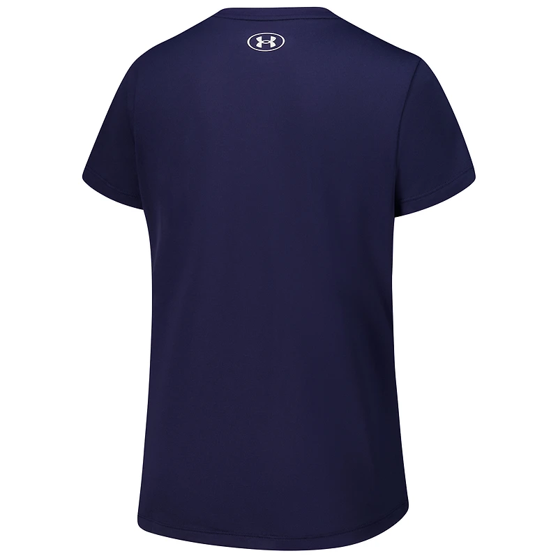 Women's Under Armour Navy Notre Dame Fighting Irish Performance T-Shirt