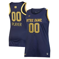 Maillot de basket-ball pour femme Under Armour Navy Notre Dame Fighting Irish Pick-A-Player NIL