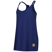 Robe-short à poches ZooZatz bleu marine Notre Dame Fighting Irish Active pour femme