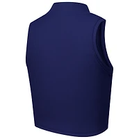 Débardeur court ZooZatz bleu marine pour femme avec inscription Fighting Irish de Notre Dame