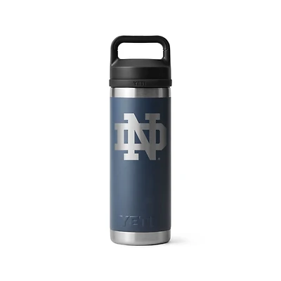 YETI  Notre Dame Fighting Irish 18oz. Rambler Chug Water Bottle