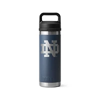 YETI  Notre Dame Fighting Irish 18oz. Rambler Chug Water Bottle