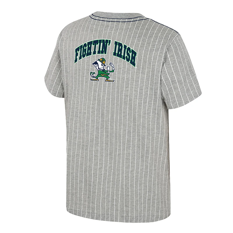 T-shirt de baseball Airball gris chiné du Youth Colosseum Notre Dame Fighting Irish