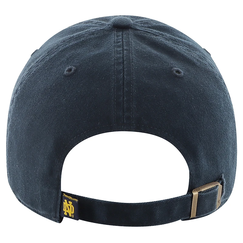 Casquette ajustable pour jeunes « 47 » bleu marine Notre Dame Fighting Irish Clean Up