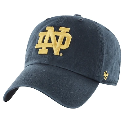 Casquette ajustable pour jeunes « 47 » bleu marine Notre Dame Fighting Irish Clean Up