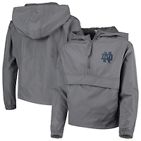 Champion Graphite Notre Dame Fighting Irish Pack & Go Windbreaker Jacket