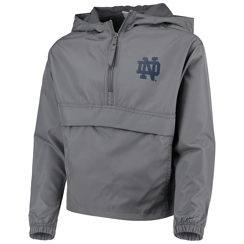 Champion Graphite Notre Dame Fighting Irish Pack & Go Windbreaker Jacket
