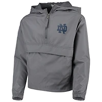 Champion Graphite Notre Dame Fighting Irish Pack & Go Windbreaker Jacket