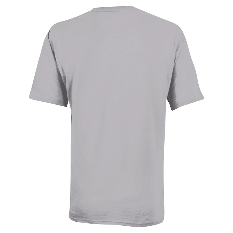 T-shirt gris Champion de la jeunesse Notre Dame Fighting Irish Arch Over Logo
