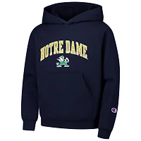 Sweat à capuche Champion Jeunesse Navy Notre Dame Fighting Irish Campus