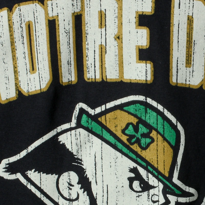 T-shirt de la mascotte Strong des Fighting Irish Notre Dame, championne jeunes marine