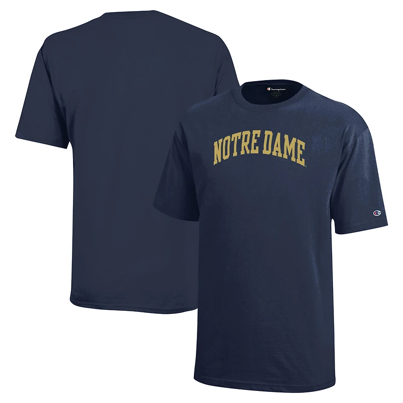 Champion de la jeunesse Navy Notre Dame Fighting Irish Team Arch T-Shirt