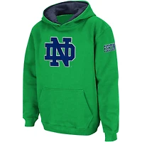 Youth Colosseum  Green Notre Dame Fighting Irish Big Logo Pullover Hoodie