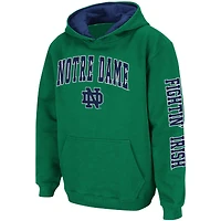 Youth Colosseum Kelly Green Notre Dame Fighting Irish 2-Hit Team Pullover Hoodie