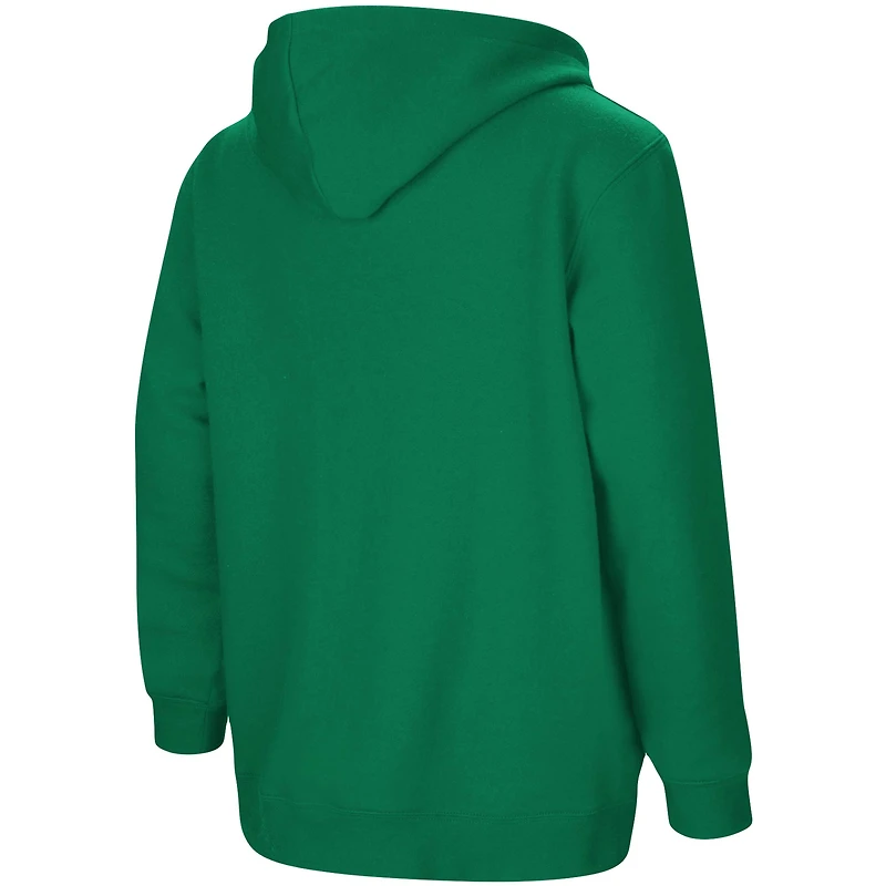 Youth Colosseum Kelly Green Notre Dame Fighting Irish 2-Hit Team Pullover Hoodie