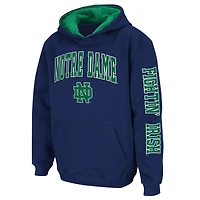 Youth Colosseum Navy Notre Dame Fighting Irish 2-Hit Team Pullover Hoodie