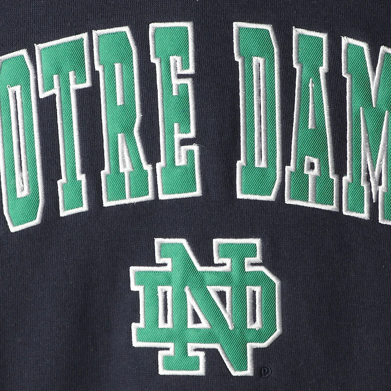 Youth Colosseum Navy Notre Dame Fighting Irish 2-Hit Team Pullover Hoodie