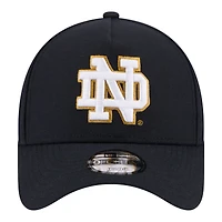 Youth New Era Navy Notre Dame Fighting Irish 9FORTY A-Frame Adjustable Hat