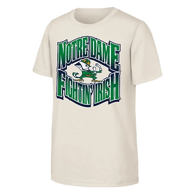 T-shirt universitaire Youth Outerstuff Natural Notre Dame Fighting Irish