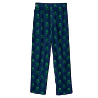Youth Outerstuff Navy Notre Dame Fighting Irish All-Over Team Logo Pants