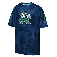 T-shirt sublimé Outerstuff bleu marine Notre Dame Fighting Irish pour jeunes, style hors-jeu