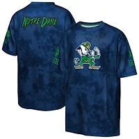 T-shirt sublimé Outerstuff bleu marine Notre Dame Fighting Irish pour jeunes, style hors-jeu