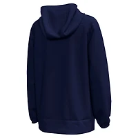 Youth Under Armour White Notre Dame Fighting Irish Golfing Leprechaun Fleece Performance Hoodie