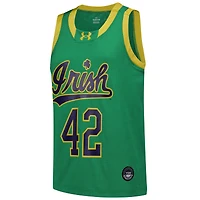 Youth Under Armour #42 Navy Notre Dame Fighting Irish Replica Basketball Jersey