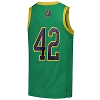 Maillot de basket-ball réplique vert Notre Dame Fighting Irish #42 pour jeunes Under Armour