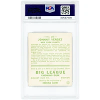 Johnny Vergez NY Giants 1933 Goudey #233 PSA Authenticated 6 Rookie Card