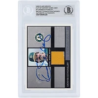 Dennis Eckersley Oakland Athletics Autographed 2003 Fleer Flair Greats Cut of History GU Relic #CH-DE Beckett Fanatics Witnessed Authenticated Card
