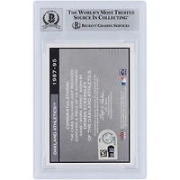 Dennis Eckersley Oakland Athletics Autographed 2003 Fleer Flair Greats Cut of History GU Relic #DE Beckett Fanatics Witnessed Authenticated 10 Card