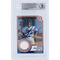 Dennis Eckersley Oakland Athletics Autographed 2005 Topps Pristine Legends Relic #VP-DE Beckett Fanatics Witnessed Authenticated Card