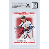 Dennis Eckersley Oakland Athletics Autographed 2007 Topps Triple Threads Red #40 #/1350 Beckett Fanatics Witnessed Authenticated 10 Card