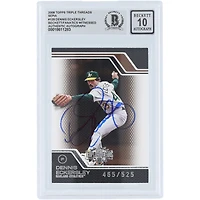 Dennis Eckersley Oakland Athletics Autographed 2008 Topps Triple Threads Sepia #129 #/525 Beckett Fanatics Witnessed Authenticated 10 Card