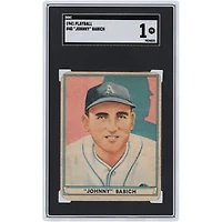 Johnny Babich Athletics 1941 Play Ball #40 SGC Authentifié 1 Carte