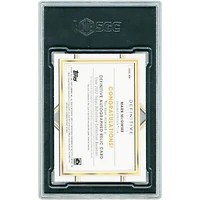 Mark McGwire Oakland Athletics Autographed 2022 Topps Definitive Collection Game-Used Relic Green #DARC-MM #7/10 SGC Authenticated 9.5/10 Card