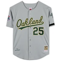 Mark McGwire Oakland Athletics Autographed Grey 1989 World Series Mitchell & Ness Authentic Jersey
