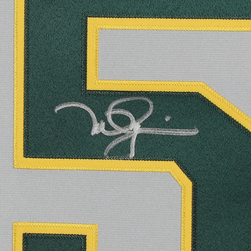 Mark McGwire Oakland Athletics Autographed Grey 1989 World Series Mitchell & Ness Authentic Jersey