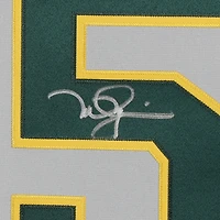 Mark McGwire Oakland Athletics Autographed Grey 1989 World Series Mitchell & Ness Authentic Jersey