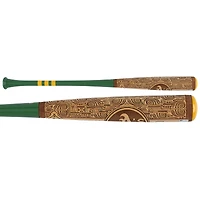 Mark McGwire Oakland Athletics Autographed Pillbox Bat Company Mural Series Bat with "1987 AL ROY" Inscription