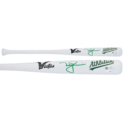 Mark McGwire Oakland Athletics Autographed Victus Team ID Mini Bat