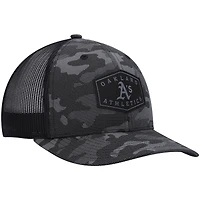 Casquette trucker snapback Oakland Athletics Convoy camouflage ton sur ton '47 Charcoal pour homme