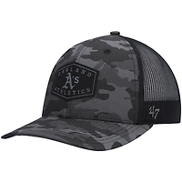 Casquette snapback Convoy Trucker à motif camouflage ton sur ton Oakland Athletics '47 pour homme